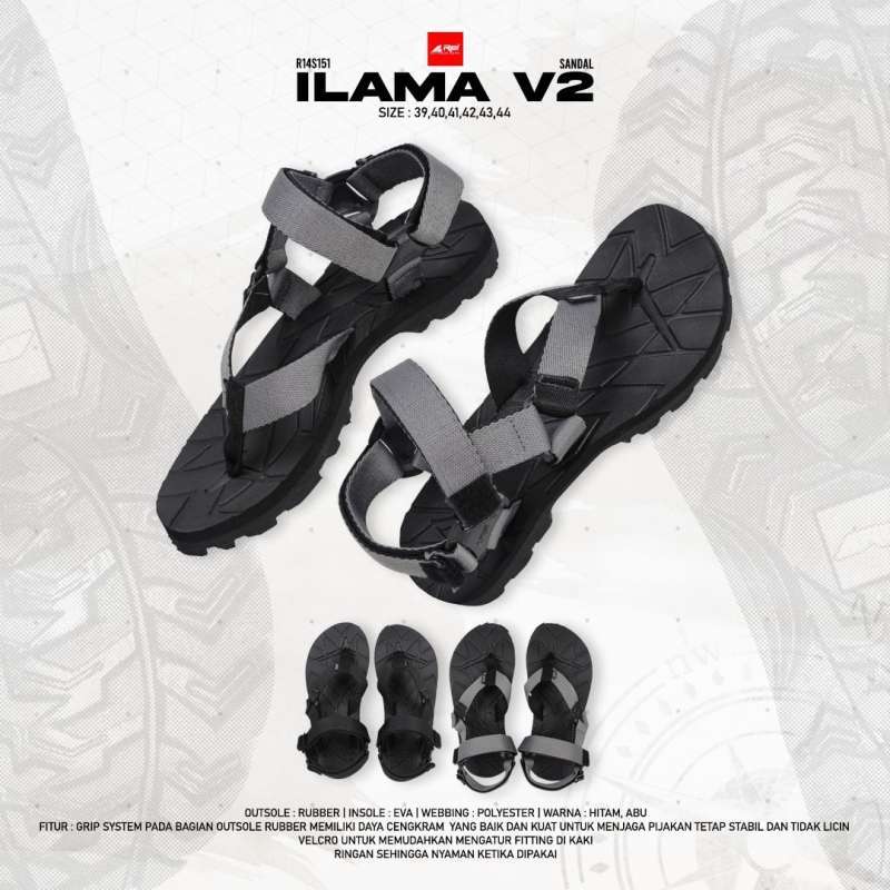 Jual Sandal Gunung Pria Jepit Ilama V2 Polos Arei Di Seller