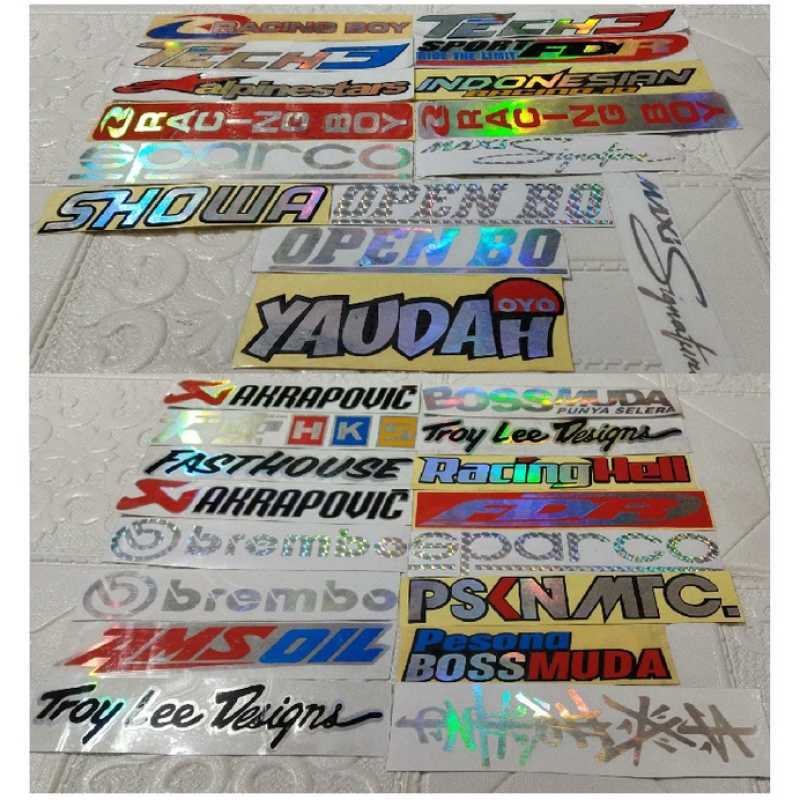Jual STIKER CUTTING SPONSOR RACING | STIKER TREND | STIKER CUTING ...