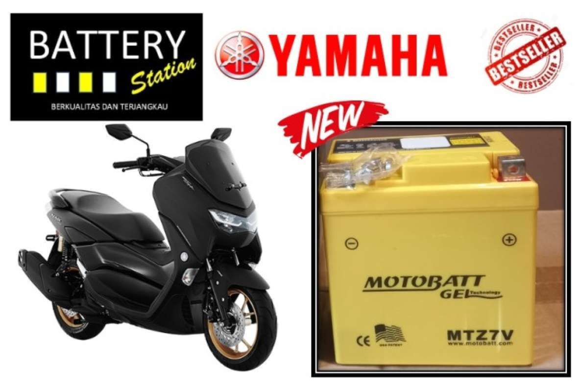 Promo Aki Kering Yamaha NMax motobatt MTZ7V 12v 7ah MF orinal Diskon 24