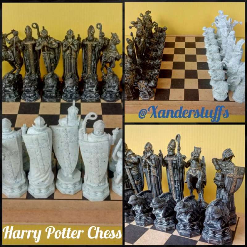 Promo harry potter chess board original repaint detail movie like