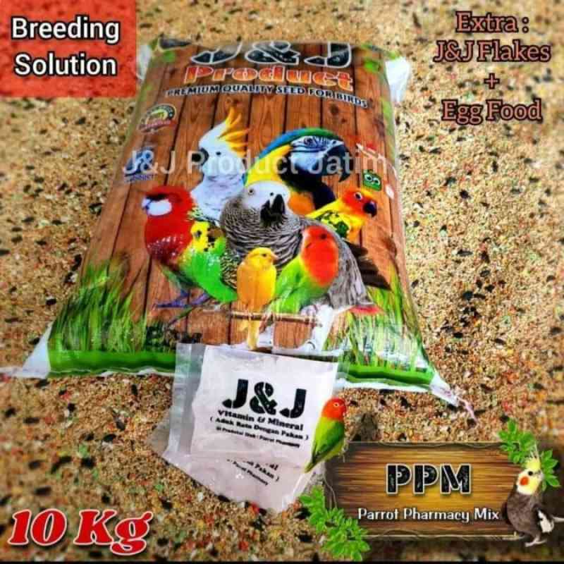 Promo Parrot Pharmacy Mix (10Kg) / Ppm / Pakan Breeding Parrot Diskon ...