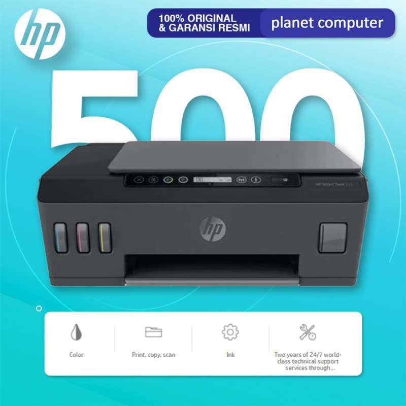 Promo HP Smart Tank 500 All-in-One HP500 HP 500 (Print, Scan, Copy ...