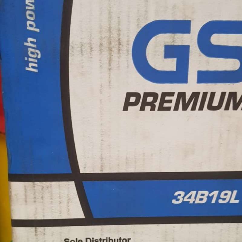 Promo Aki Gs Premium 34B19L Accu Mobil Basah Gs Diskon 10% di Seller