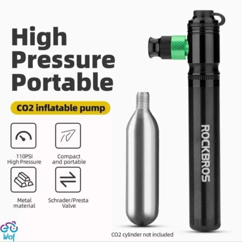 Small Co2 Inflatable Device Jual Rockbros Inflator Co2 Dual Use Handy Mini Pump 110psi Pompa Sepeda ...