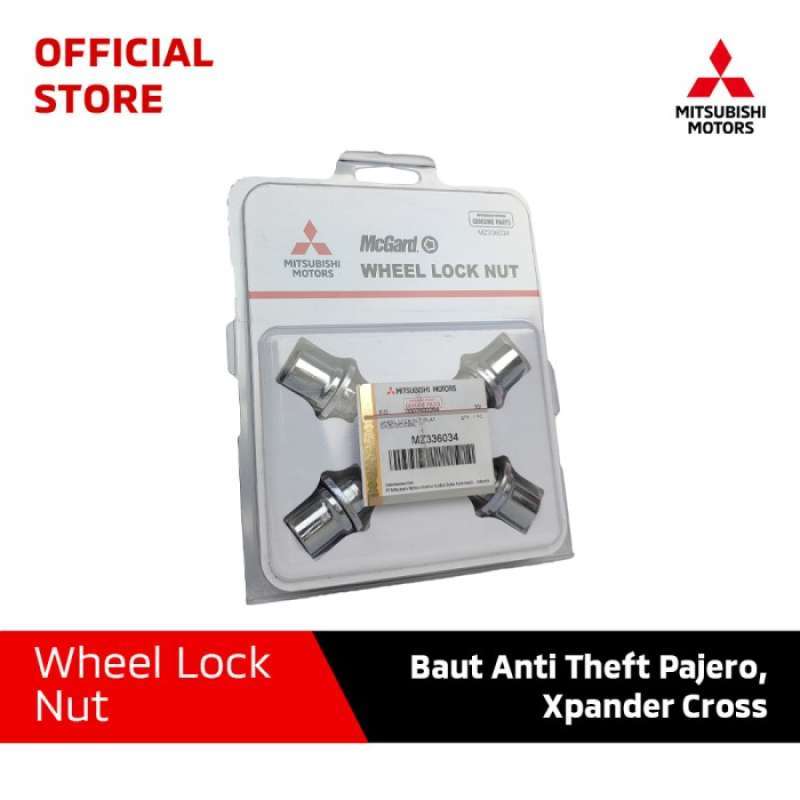Promo Mitsubishi Motors Wheel Lock Nut Baut Anti Theft Pajero, Xpander