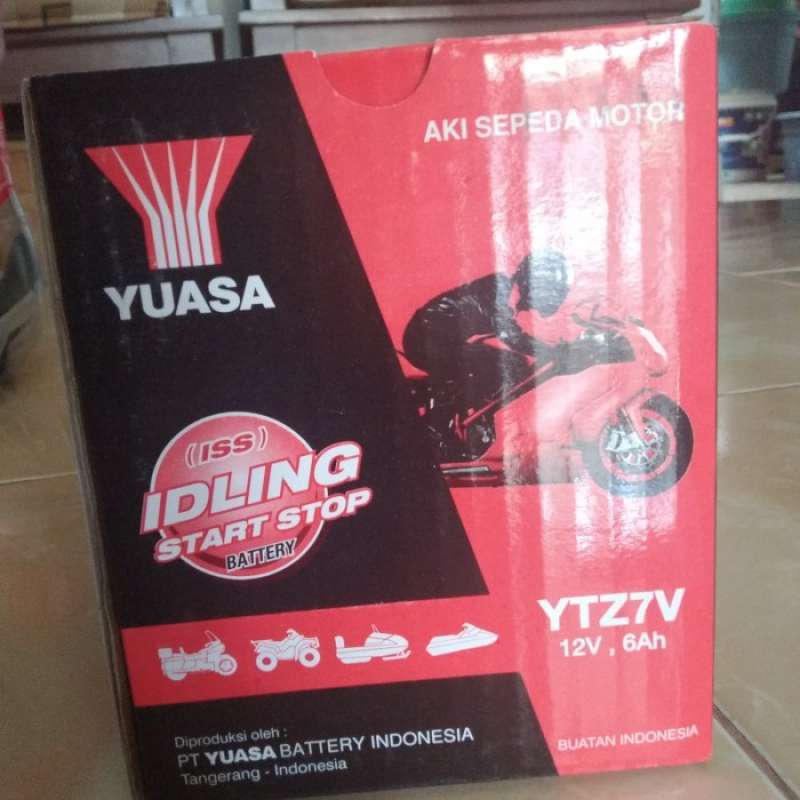 Promo AKI MOTOR PCX / NMAX YTZ7V YUASA Diskon 23% di Seller Berkah