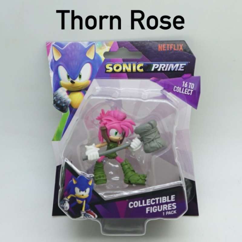 Sonic Prime – Action Figure Thorn Rose 13 Cm – Oltre 12 Punti Di Articolazione – Dettaglio Estremo – Serie Netflix
