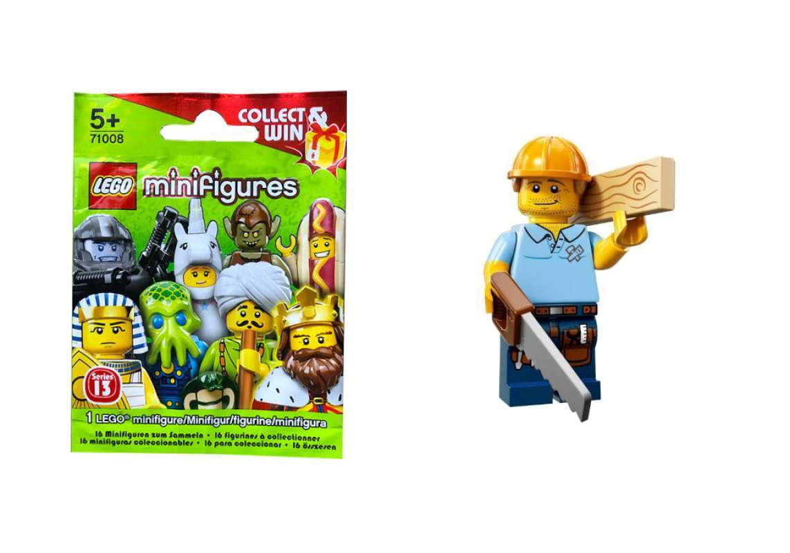 Promo [LEGO] Minifigure Series 13 - Carpenter (MISP) Diskon 2% di ...