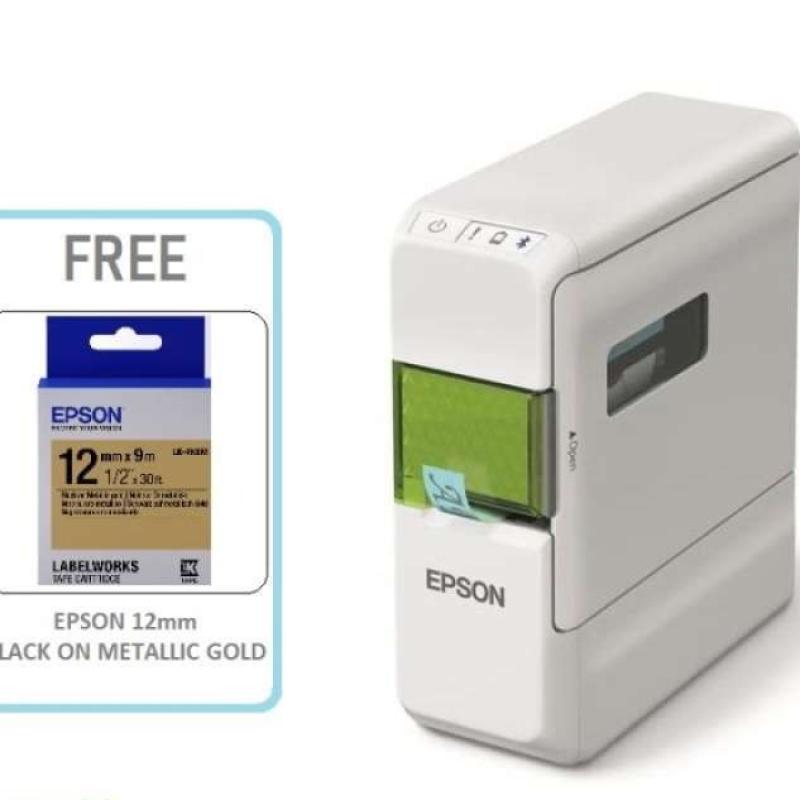 Promo Epson Labelworks LwC410 Portable Sticker Label Printer Ios