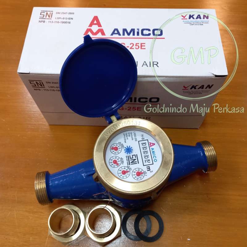 Promo Water Meter Amico Sni 1 Inch Meteran Air Flowmeter Watermeter
