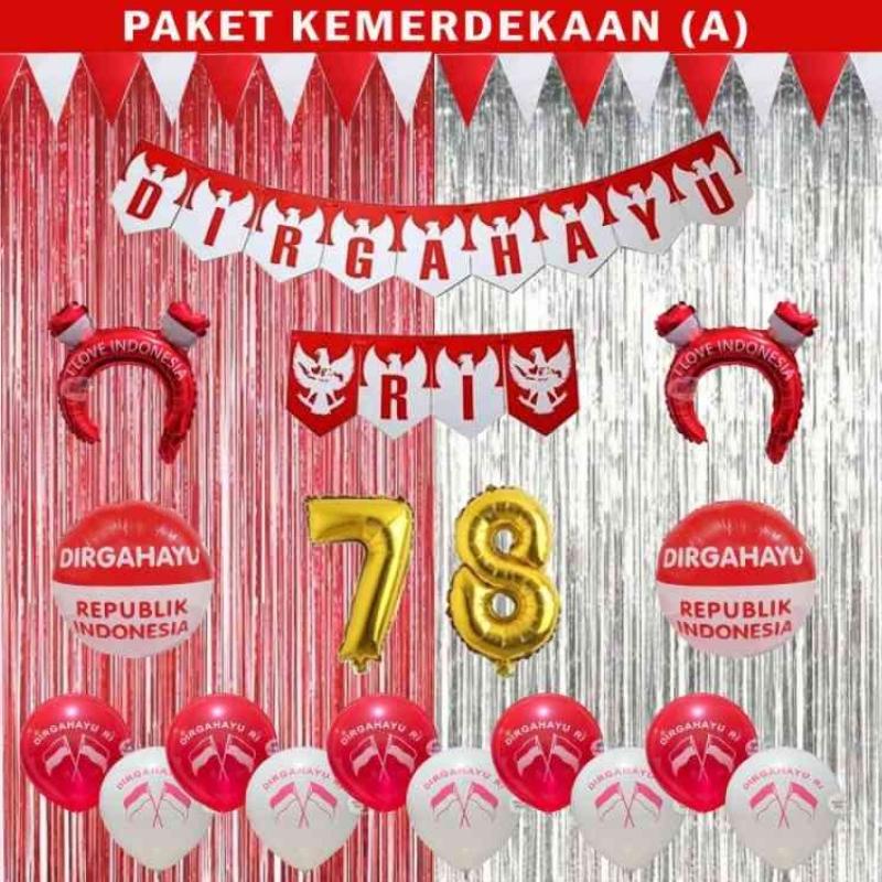 Jual Paket Dekorasi 17 Agustus | Paket Hut Ri Kemerdekaan Di Seller
