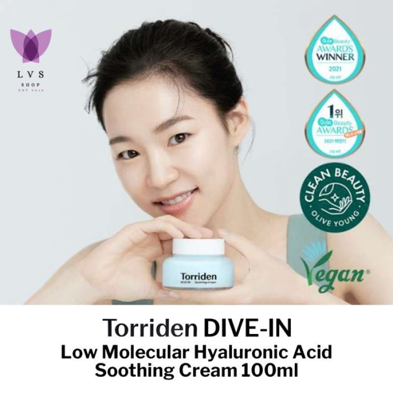 TORRIDEN DIVE-IN Low Molecular Hyaluronic Acid Soothing Cream - 100ml
