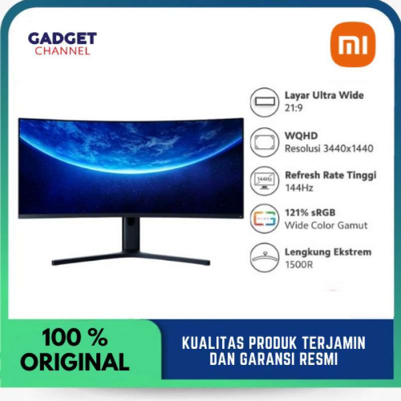 Promo Xiaomi Mi Curved Gaming Monitor 34 Layar Ultra Wide 144 Hz ...