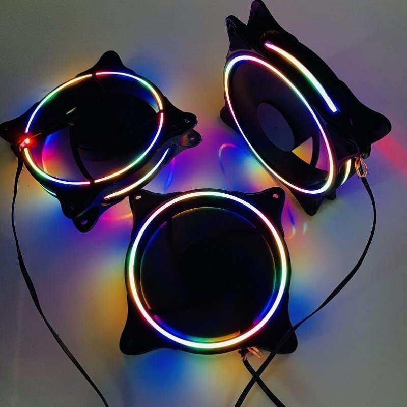 Jual Fan Casing Rgb 12cm Three Aperture / Cpu Chasing Cooler / Model H ...