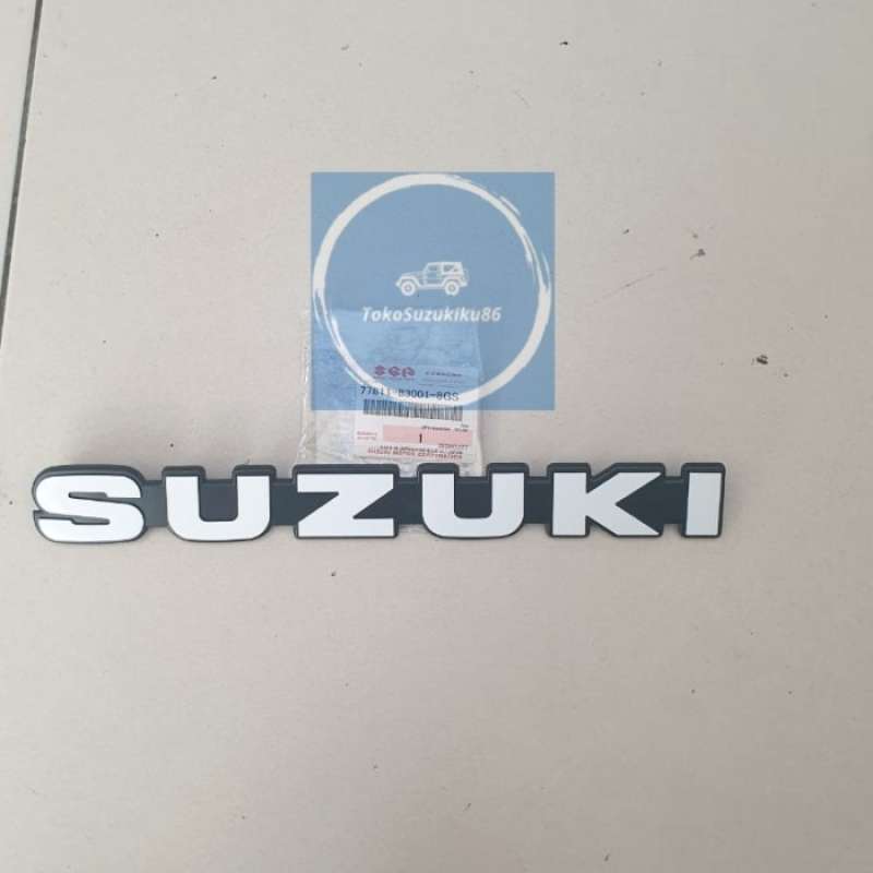 Promo Emblem logo tulisan Suzuki untuk Suzuki Jimny/Katana/Sierra