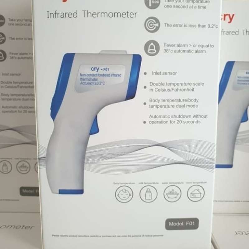 Promo Cry Infrared Thermometer / Pengukur Suhu Diskon 17 di Seller