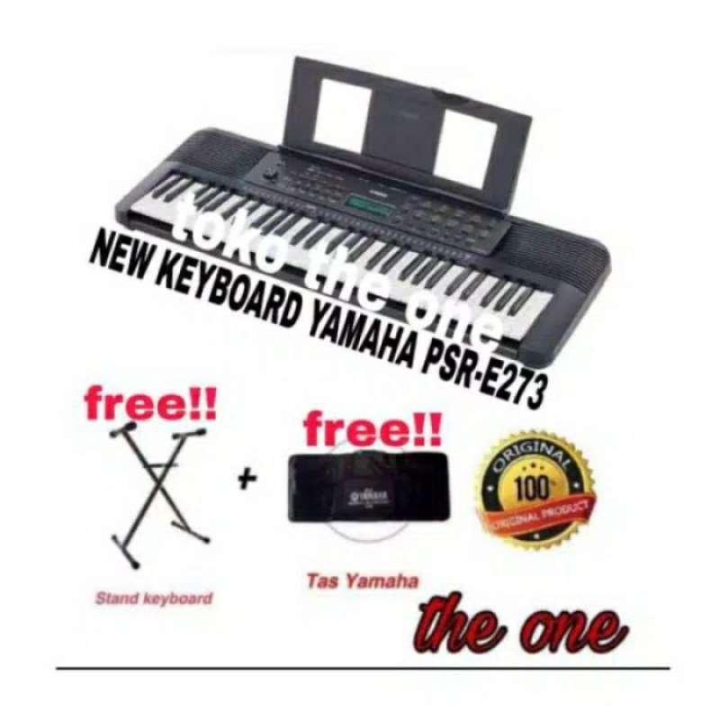 Jual ms KEYBOARD YAMAHA ORIGINAL PSRE263 + STAND DAN TAS YAMAHA di Seller Plaza Ambarukmo