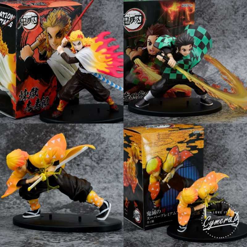 Jual Kyojuro Rengoku Demon Slayer Vibration Stars Action Figure Di ...