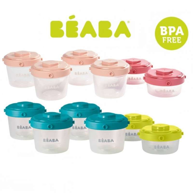 Promo Beaba Set 6 Portions Clip 60/120Ml Diskon 23% di Seller Darkness ...