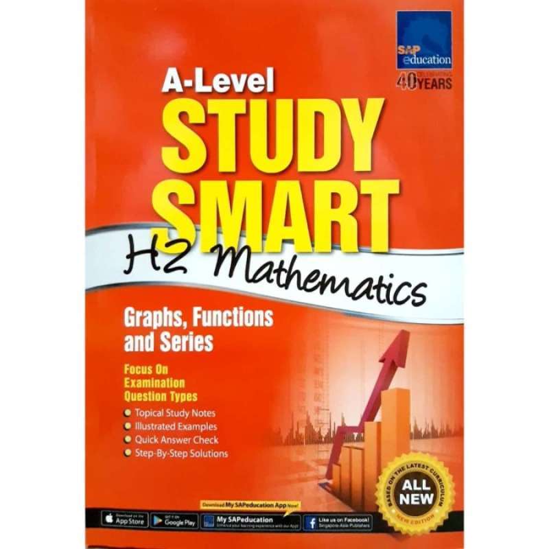 Promo A Level Study Smart H2 Mathematics Graphs, Functions and Series ...