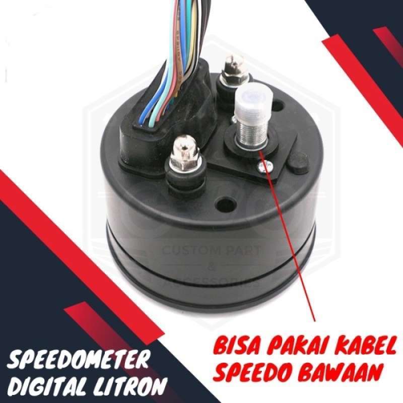 Promo Speedometer Digital Bulat Litron Motor W175 Benelli Japstyle ...