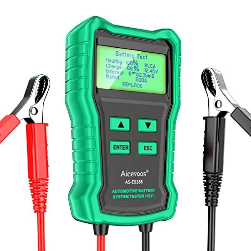 Car Battery Tester 12v Visdector BT10 100-2000 CCA Digital Battery Load Tester, Automotive Alternator Starter Tester, Auto Battery Analyzer For Car, SUV, Light Truck, Boat Topdon Battery Tester