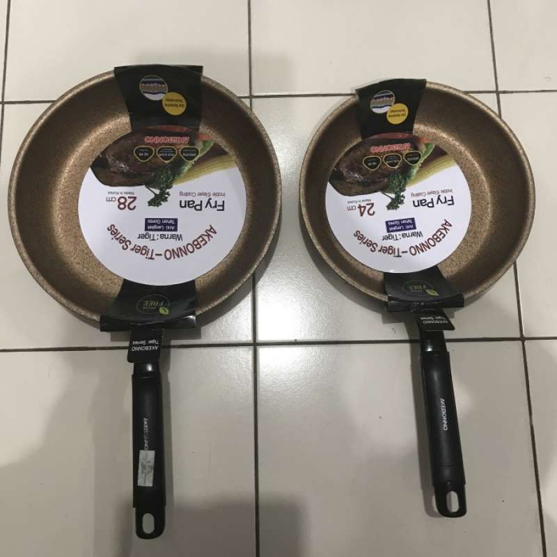 Promo Fry pan ceper gold marble akebono korea pan goreng teflon 20cm