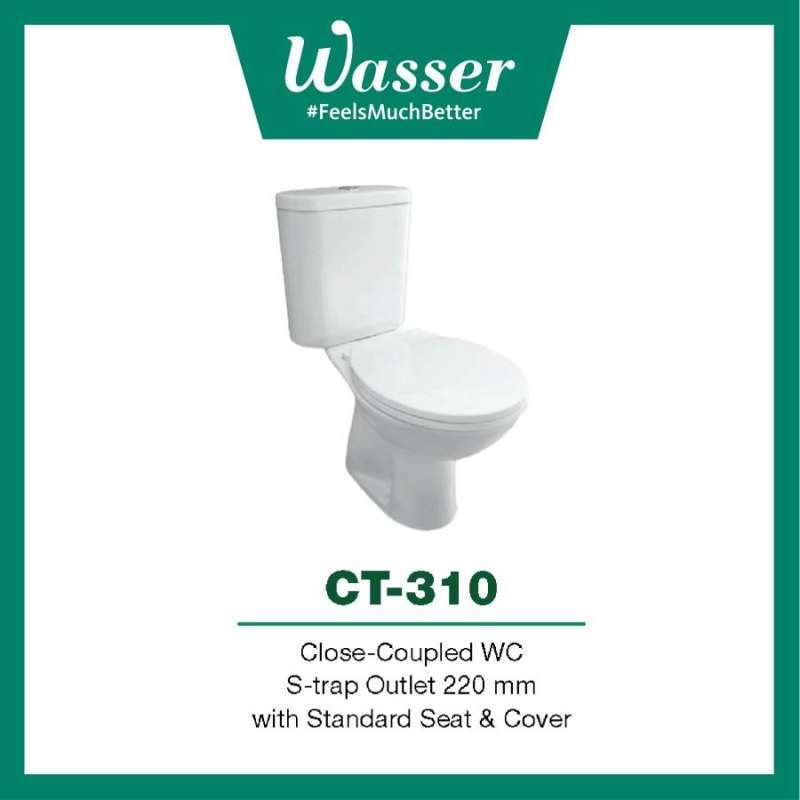 Jual Promo Paket Wasser Closet Ct-310 / Kloset Duduk Di Seller Wasser ...