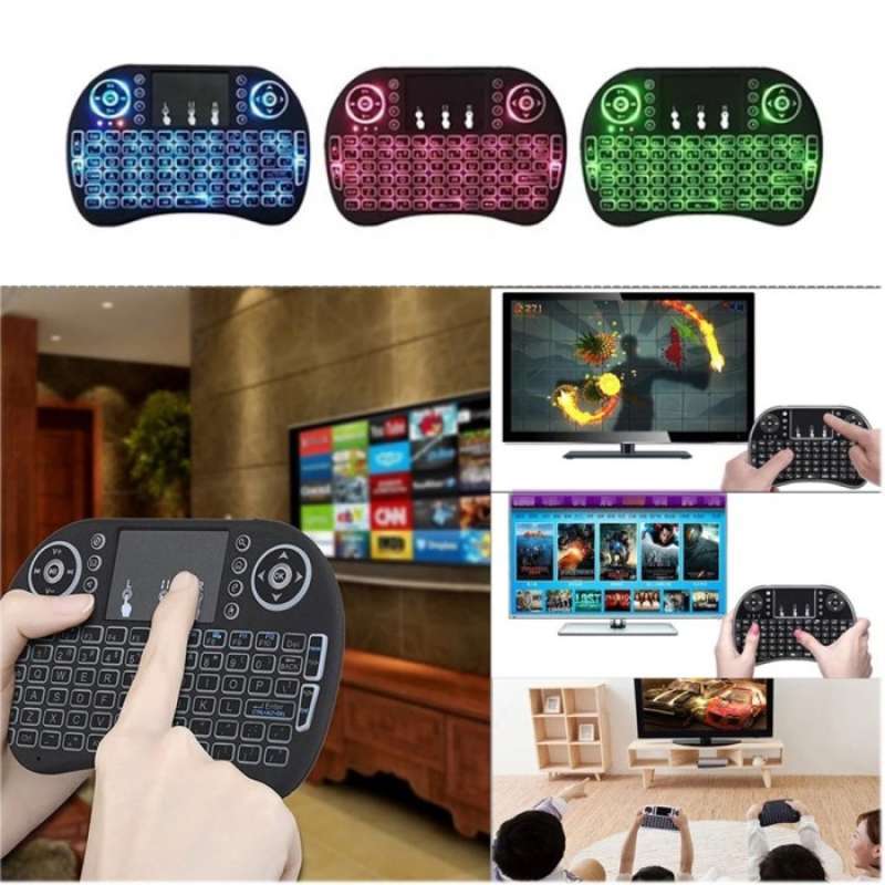 Jual Keyboard Backlit Keyboard Warna Keyboard Lampu Android Tv Box Di ...