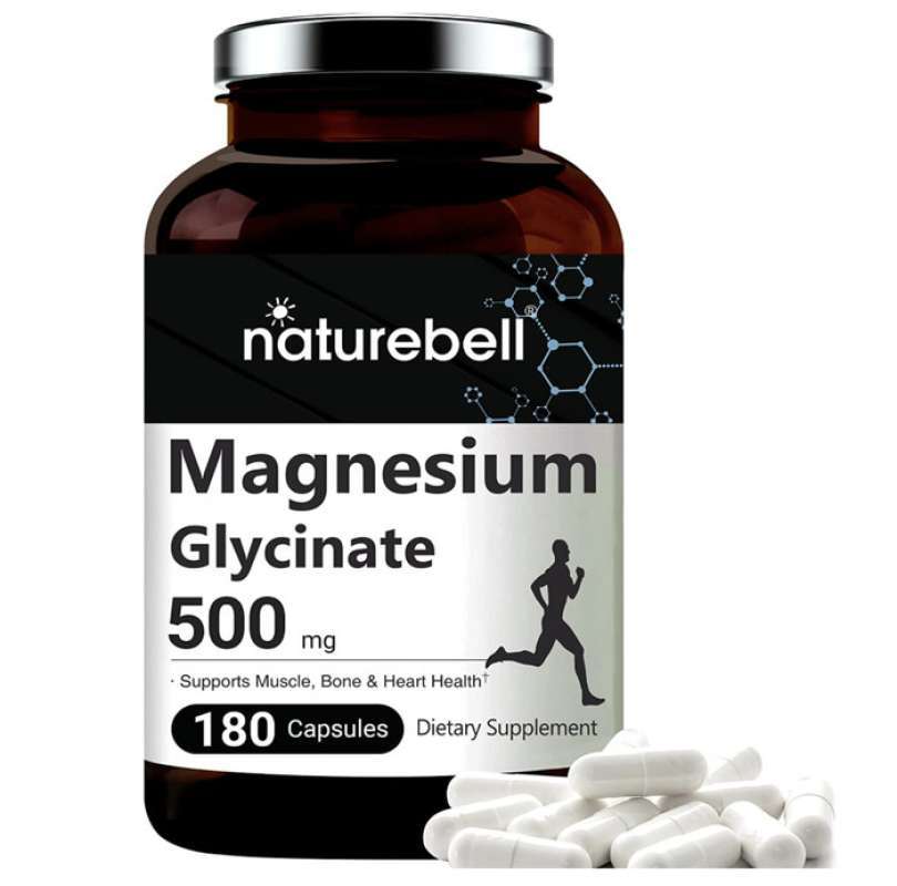 Promo Naturebell Double Strength Magnesium Glycinate 500mg, 180