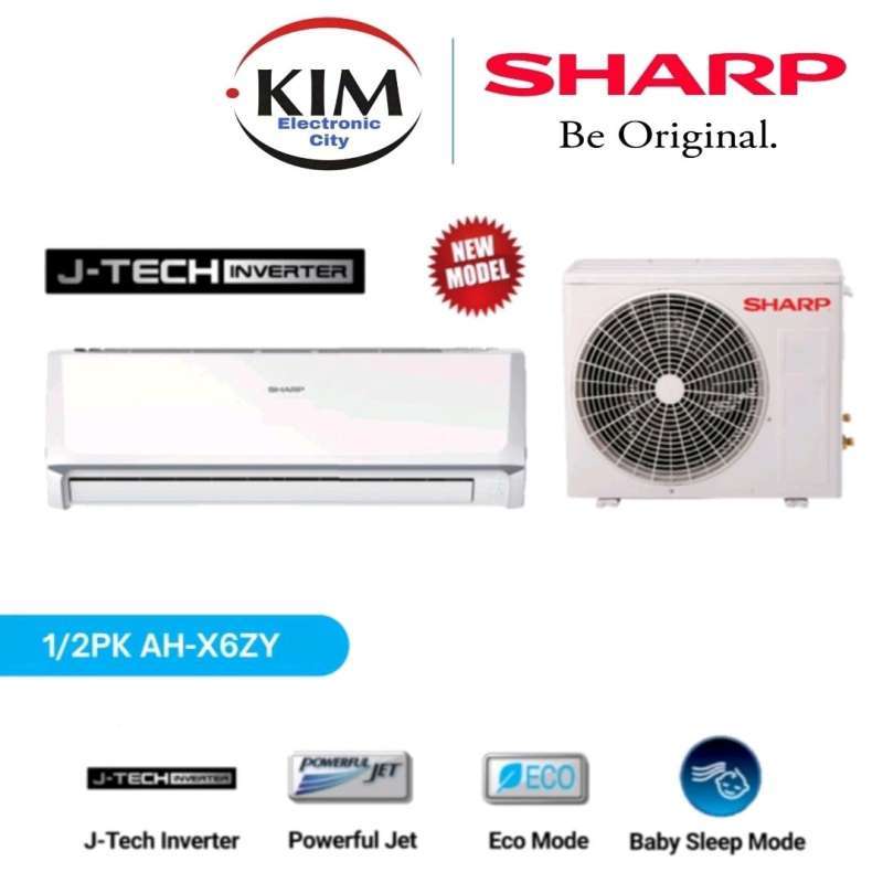 Sharp Indoor Jual AC SHARP THAILAND AH-X6ZY INVERTER 0.5 PK R32 [INDOOR+OUTDOOR UNIT ...