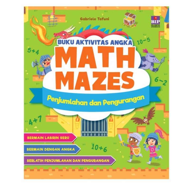 Jual Buku Aktivitas Angka Math Maze Penjumlahan dan Pengurangan di ...