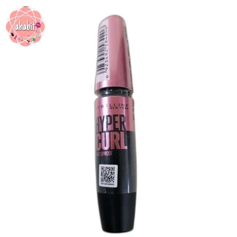 Jual Maybelline Hypercurl Mascara Waterproof Black Original Bpom 36h ...