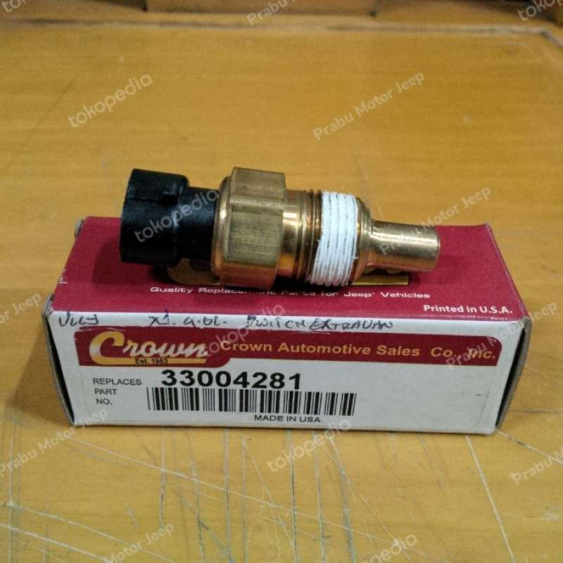 Promo Switch Extra Van Fan Sensor Coolant Jeep Cherokee XJ 4.0L