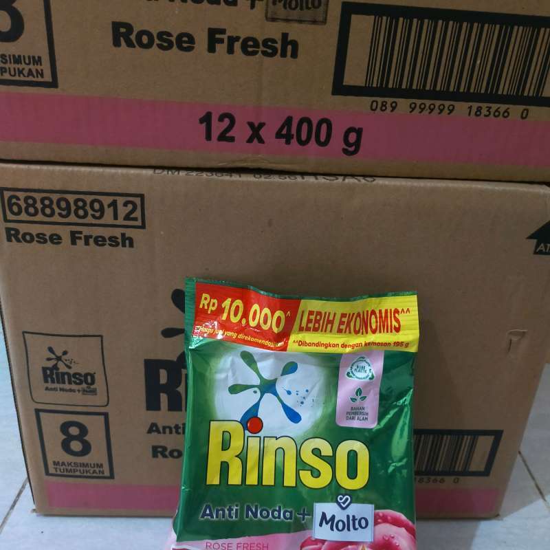 Jual rinso bubuk 400 gram x2 (parfum essence) di Seller Toko Nabiila ...