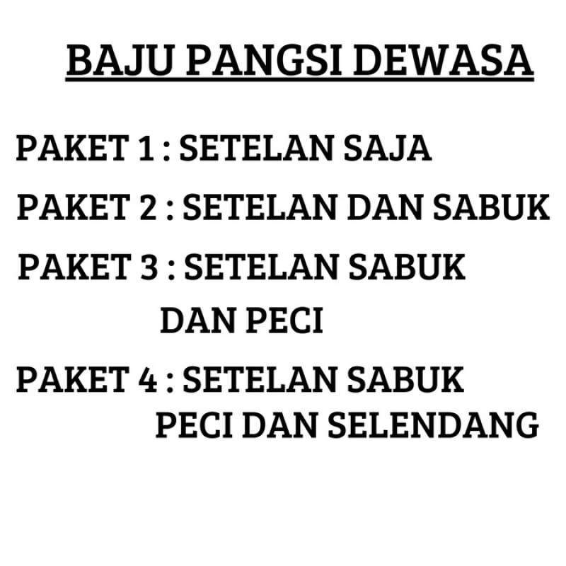 Promo Terlaris Baju Pangsi Dewasa Khusu Warna Merah Baju Silat Baju