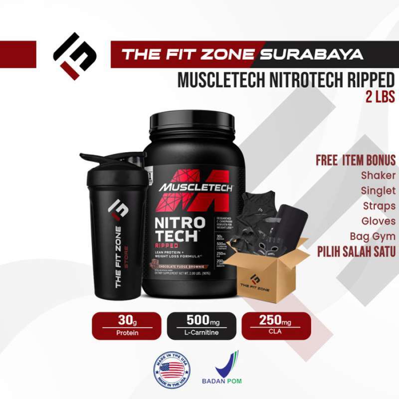 Muscletech Nitrotech 4 Lbs Nitro Tech Ripped Whey+Fat loss ( Choco ) main image 0