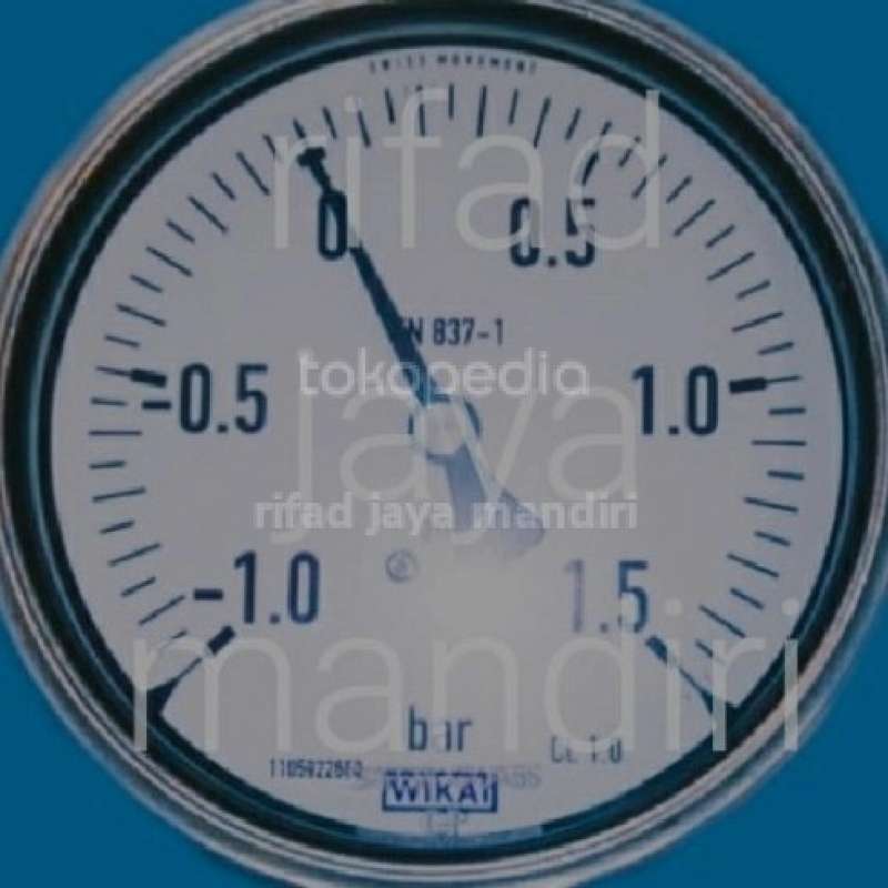 Promo pressure vacuum wika compound 1.0 gauge (pressure + vacuum back