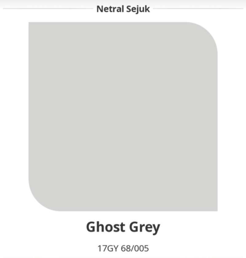 Promo Dulux Easy Clean Ghost Grey 2,5L Gallon Tinting CSS Diskon 23 di