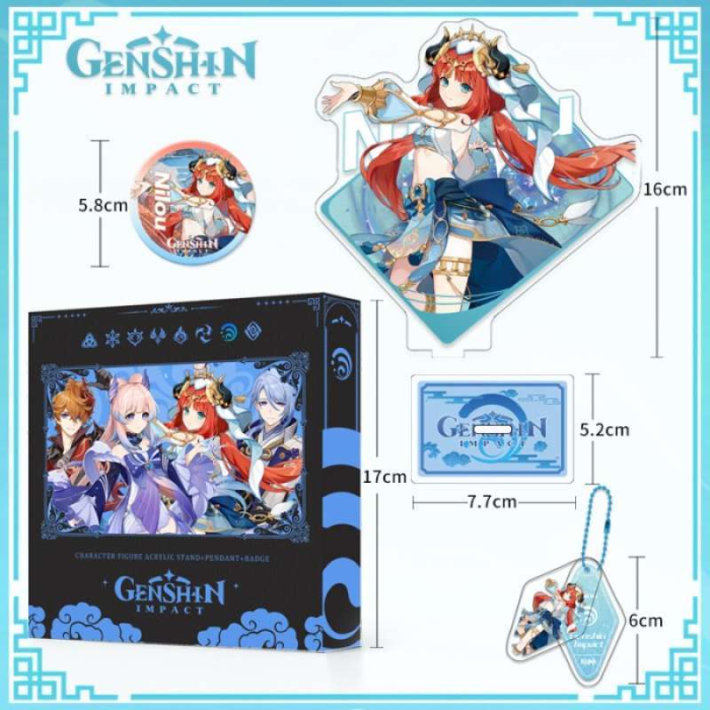 Promo GENSHIN GIFT SET HUTAO XIAO ALHAITHAM KAZUHA WANDERER NAHITA RAIDEN Alhaitham Diskon