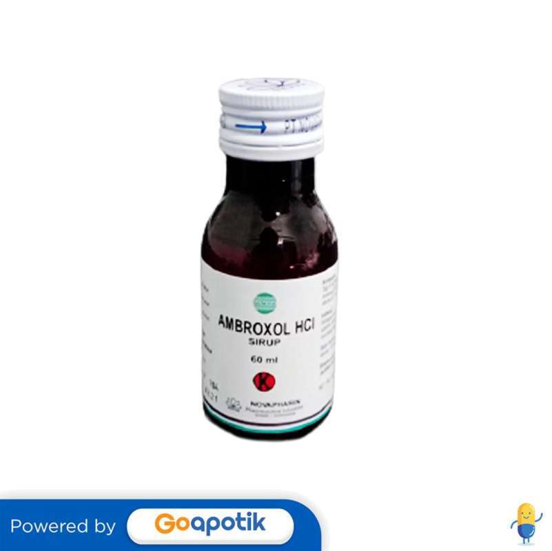 Jual AMBROXOL NOVAPHARIN 15 MG/5 ML SYRUP 60 ML di Seller Apotek Diah
