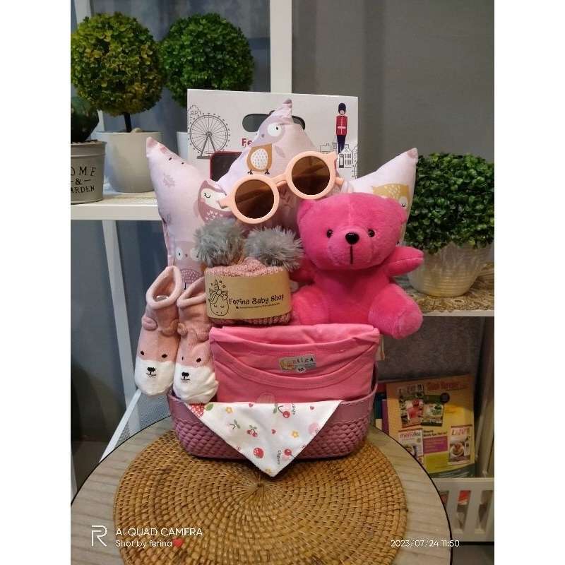 ZS hampers keranjang bayi in baby gift kado bayi (free totebag)