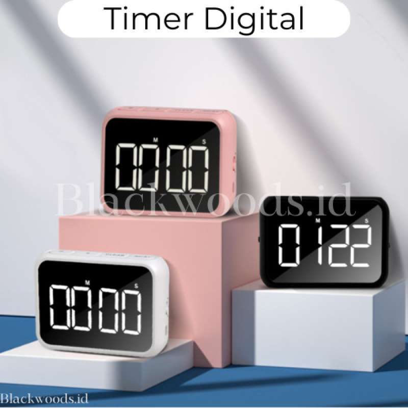 Promo Sale Timer Masak Digital Stopwatch Waktu Desain Elegan Aesthetic