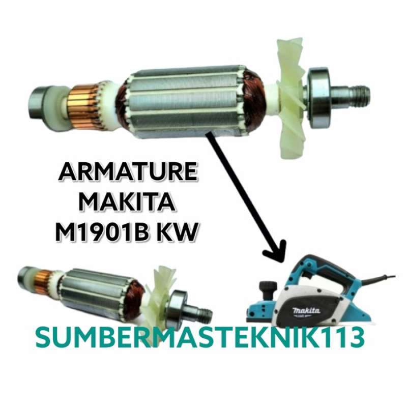 Promo ARMATURE MAKITA M1901 B ANGKER MESIN SERUT KETAM MAKITA M