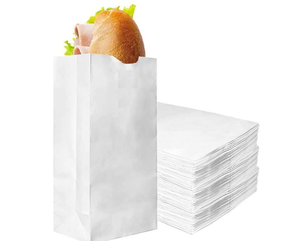 Jual Paper Bag Kantong Kertas Roti 23 X 13 X Cm Isi 100 Di