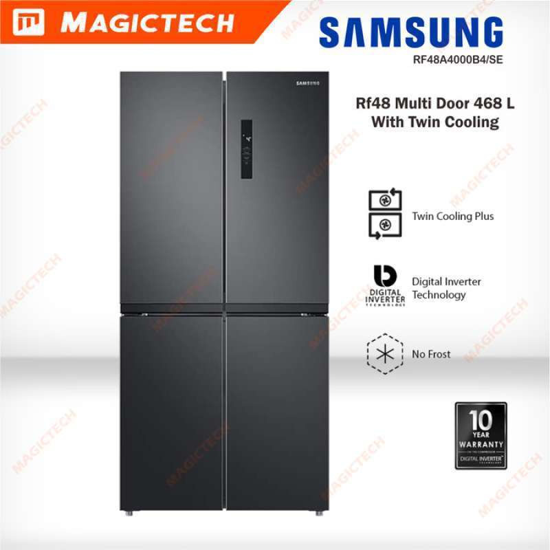 KULKAS SAMSUNG RF48 RF48A4000B4/SE MULTI DOOR TWIN COOLING PINTU