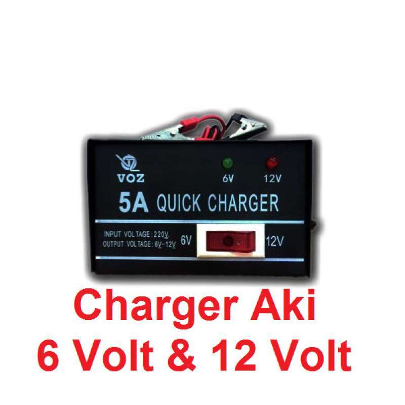 Promo Charger Aki 6 Volt Dan 12 Volt, Charger Aki Motor 6 Volt Dan 12