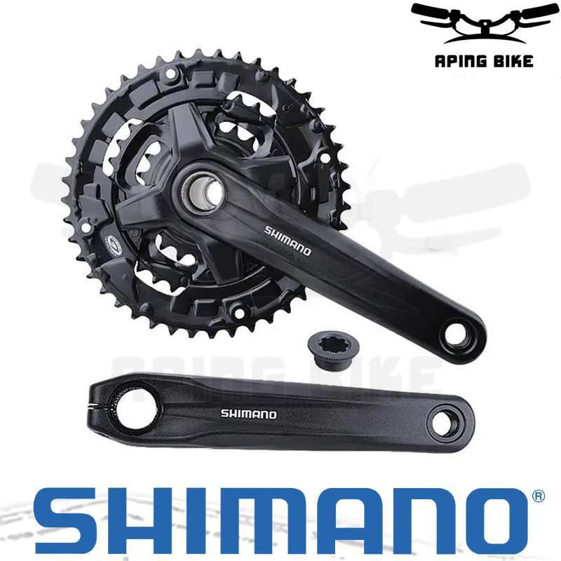 Crank SHIMANO ALIVIO FC-MT210-3 Speed W/O Cover Hollowtech HT2