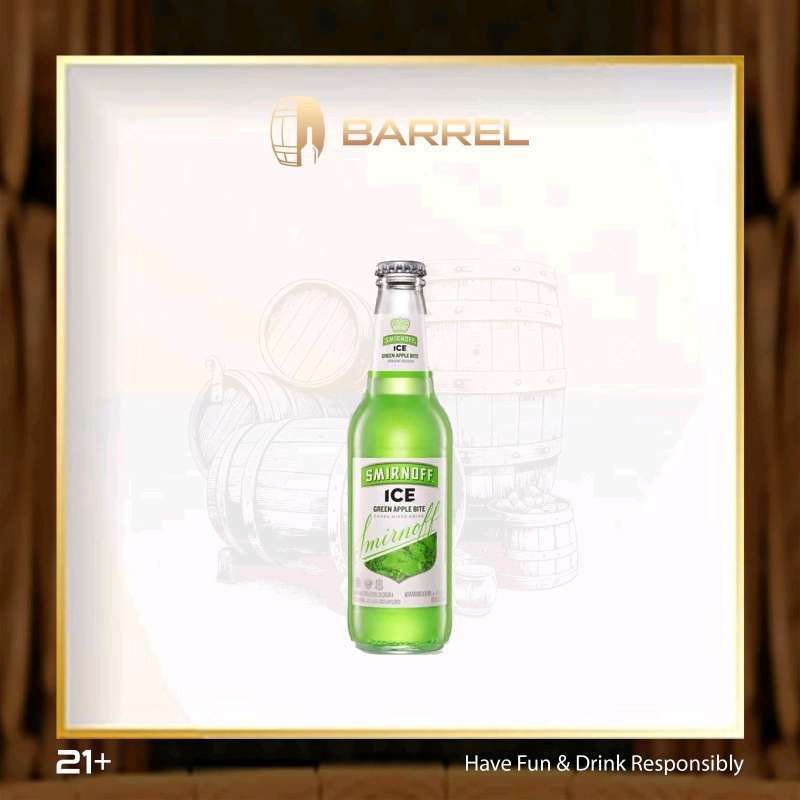 Jual Smirnoff Ice Vodka Mixer Drink Pint 275ml Ice Green Apple di