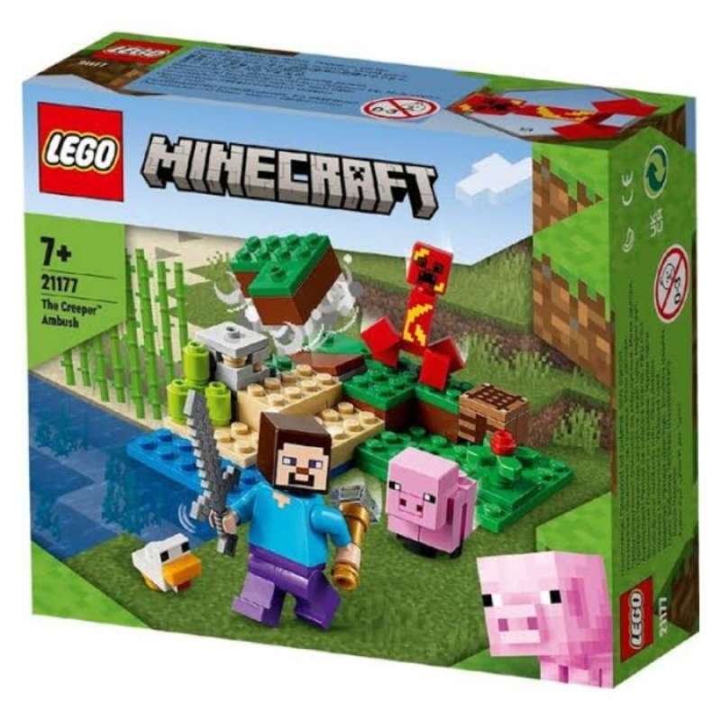 Promo Lego Minecraft 21177 The Creeper Ambush - Lego Diskon 50% Di ...